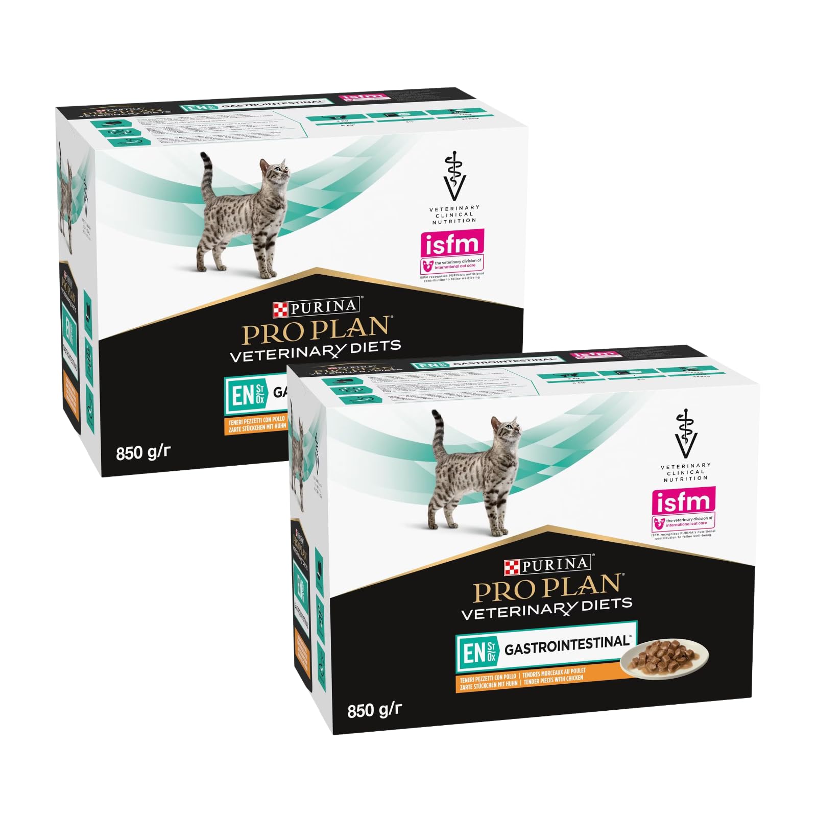 Purina Pro Plan Veterinary Diets Gastrointestinal – 4x10x85g Per Gatti, Supporto Digestivo E Convalescenza