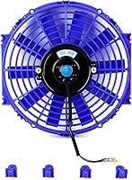 Vista 2 de Juego de ensamblaje para ventilador eléctrico de automotor de alto rendimiento de Dynasty, juego de 2, Azul