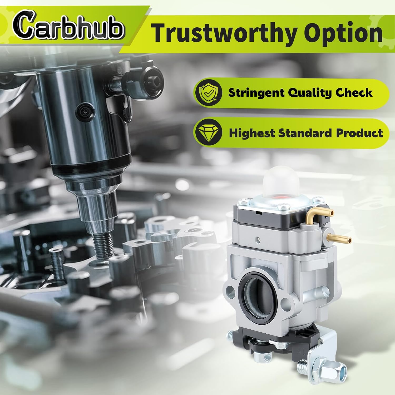 Carbhub 751-20089 Carburetor Fit for Troy-Bilt TB51BP 41AR51BP766 41AR51BP866 for MTD Craftsman BP510 CMXGAAMR51BP 41AR51BP793 Handheld Gas Backpack Blower Carb