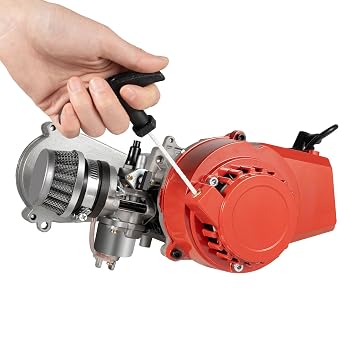 49cc 2 Stroke Motor Mini Pull Start Engine | Mini Bike Engine for Mini Dirt Bike ATV Scooter