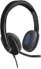 Logitech H540 Wired Over-Ear Microphone Headset, Laser-Tuned Drives and Built-in Equalizer, Digital Stereo Audio, Over-Ear Inspections, Noise Canceling Foldable Microphone, Black