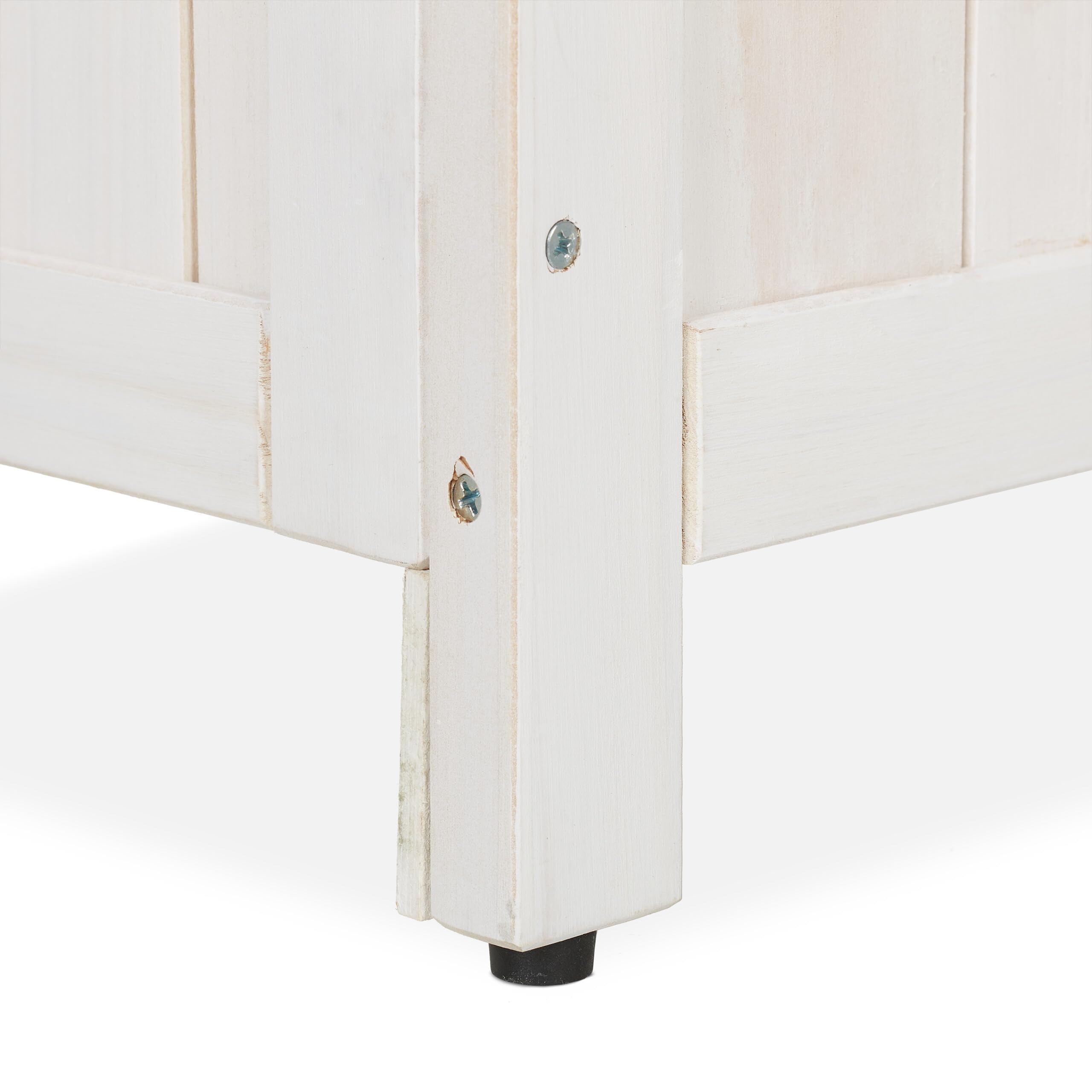 Relaxdays Jardinera con Enrejado, 171 x 71,5 x 32 cm, Macetero con Panel Enredaderas, Balcón y Jardín, Madera, Blanco