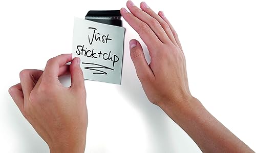 Miniatura 5 de Durable Durafix - Clip magnético de 2.4 pulgadas, color plateado, con respaldo autoadhesivo para fijación a cualquier superficie lisa y plana,