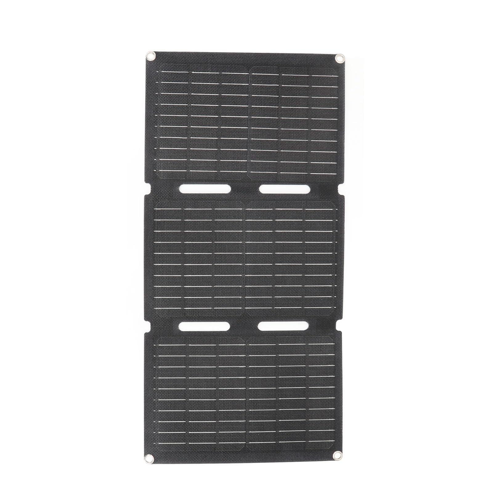 Kit Caricabatterie Portatile Pannello Solare Pieghevole 60W Dual USB per Campeggio Monocristallino Impermeabile