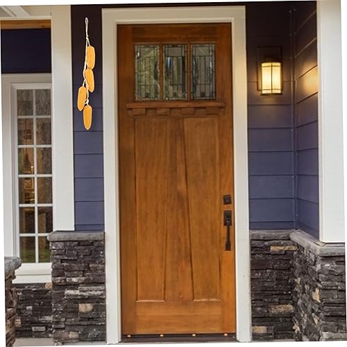 Miniatura 5 de Cabilock 3 piezas de cuerda de maíz artificial falsa mazorca de maíz brote de arroz decorativo para colgar verduras ornamento cosecha festival