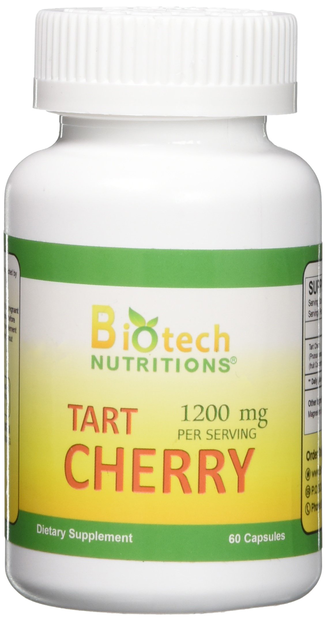 Tart Cherry Vegetable Capsules, 60 Count