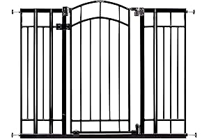 Summer Multi-Use Decorative Extra Tall Walk-Thru Child Proof Outdoor Gate