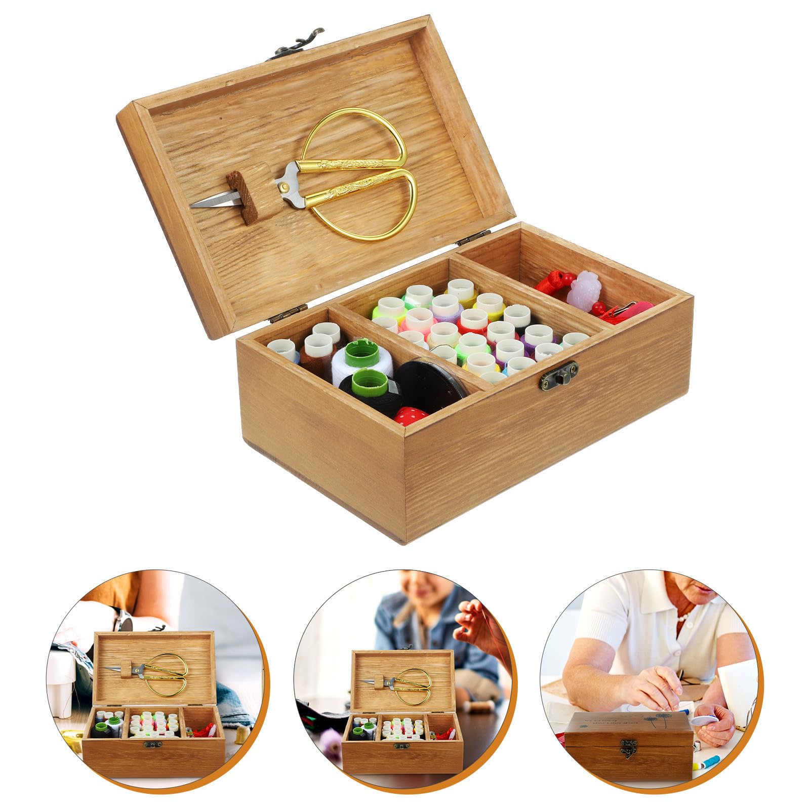 Kit Utensili da Cucito per Casa e Fai, Leggero e Portatile
