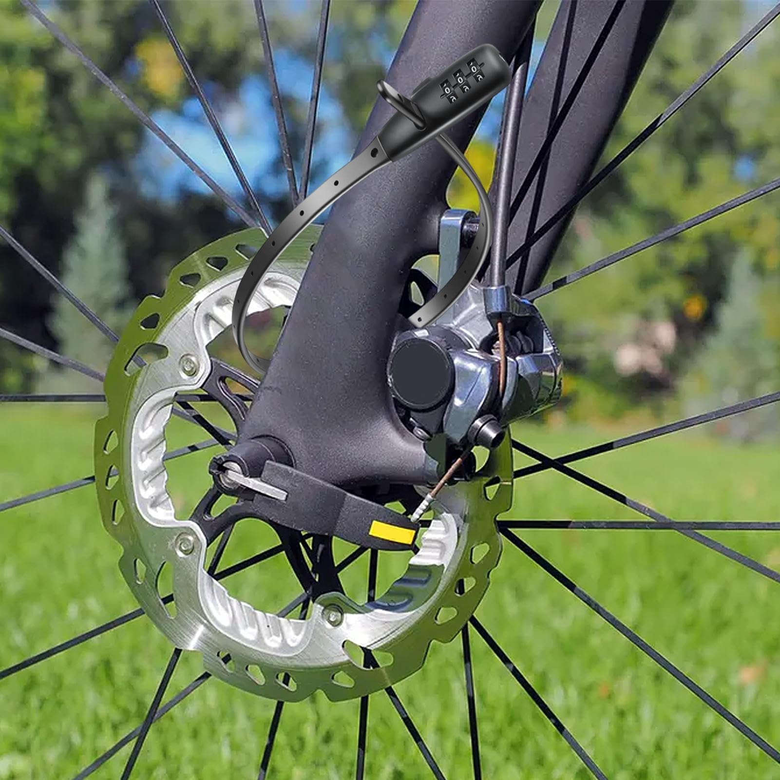 Kabelschloss | Fahrradschloss Für Helm Mit Zahlenkombination,Verstellbarer Diebstahlschutz Für Schrank Kühlschrank Fahrrad Schiebetür Ski Fahrzeug