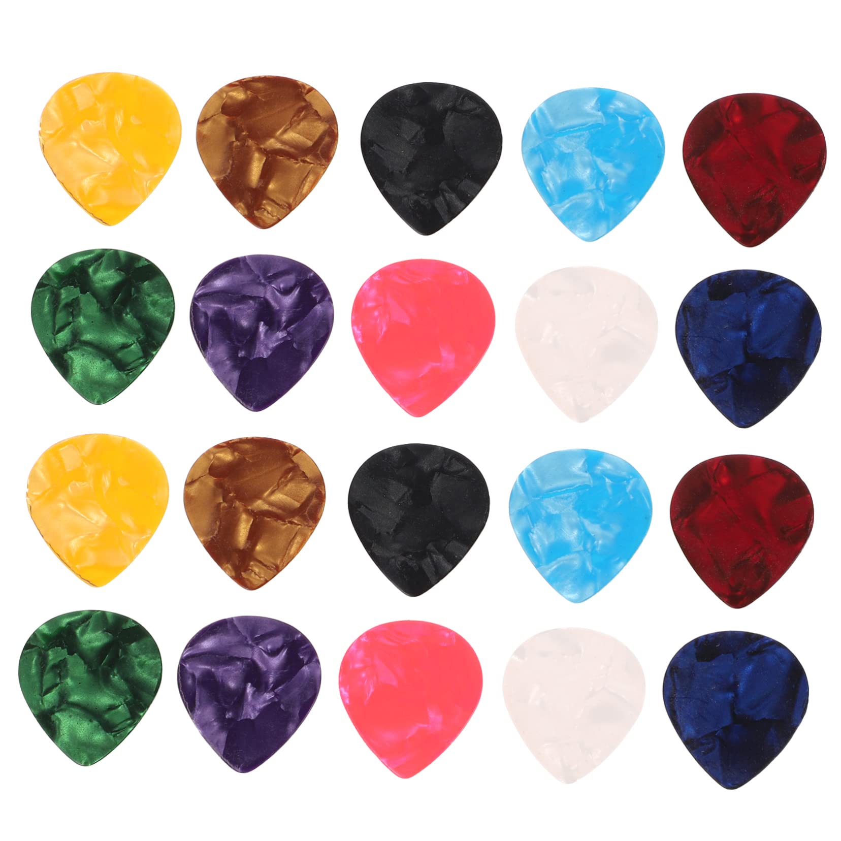 BESTonZON 750 Piezas púa de guitarra instrumentos musicales organos musicales accesorio de guitarra reemplazos de púas de puas de electrica bajo puas para