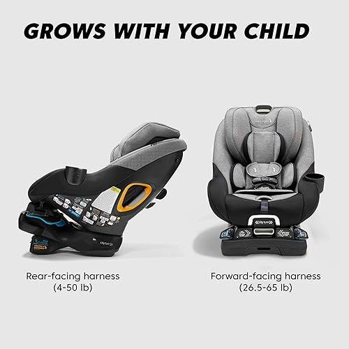 Miniatura 5 de Baby Jogger City Turn - Asiento de automóvil convertible y giratorio, Dune - Se adapta a recién nacidos a niños pequeños con modos de orientación