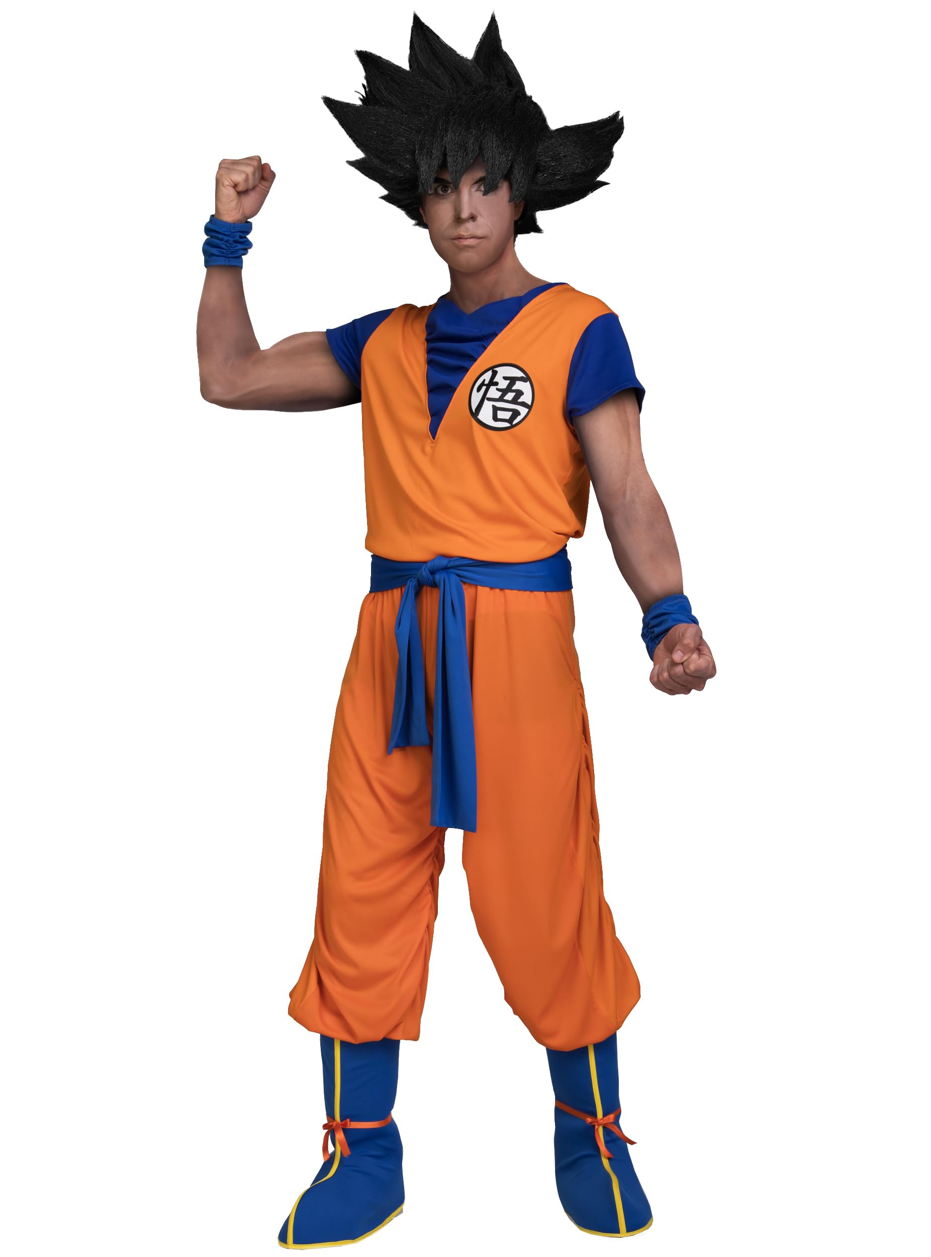 Funidelia | Kostium Goku Dragon Ball Męskie Son Goku Manga Kreskówki - Strój dla dorosłych i zabawne akcesoria na imprezy karnawał i Halloween - Pomarańczowy