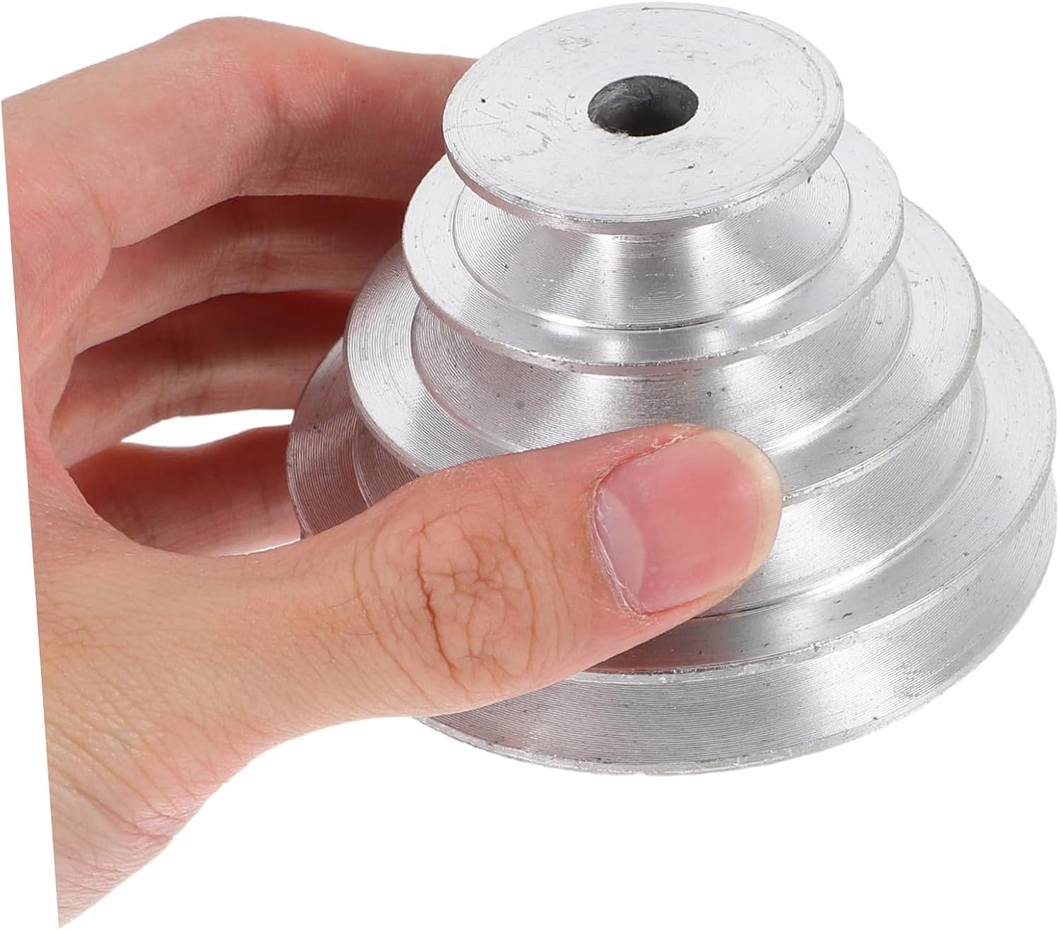 BESTOYARD Aluminum Flat Pulley Wheel for Drill Press High Base Design for Enhanced Stability Precision Home Workshops Versatile Compatibility with Various Models
