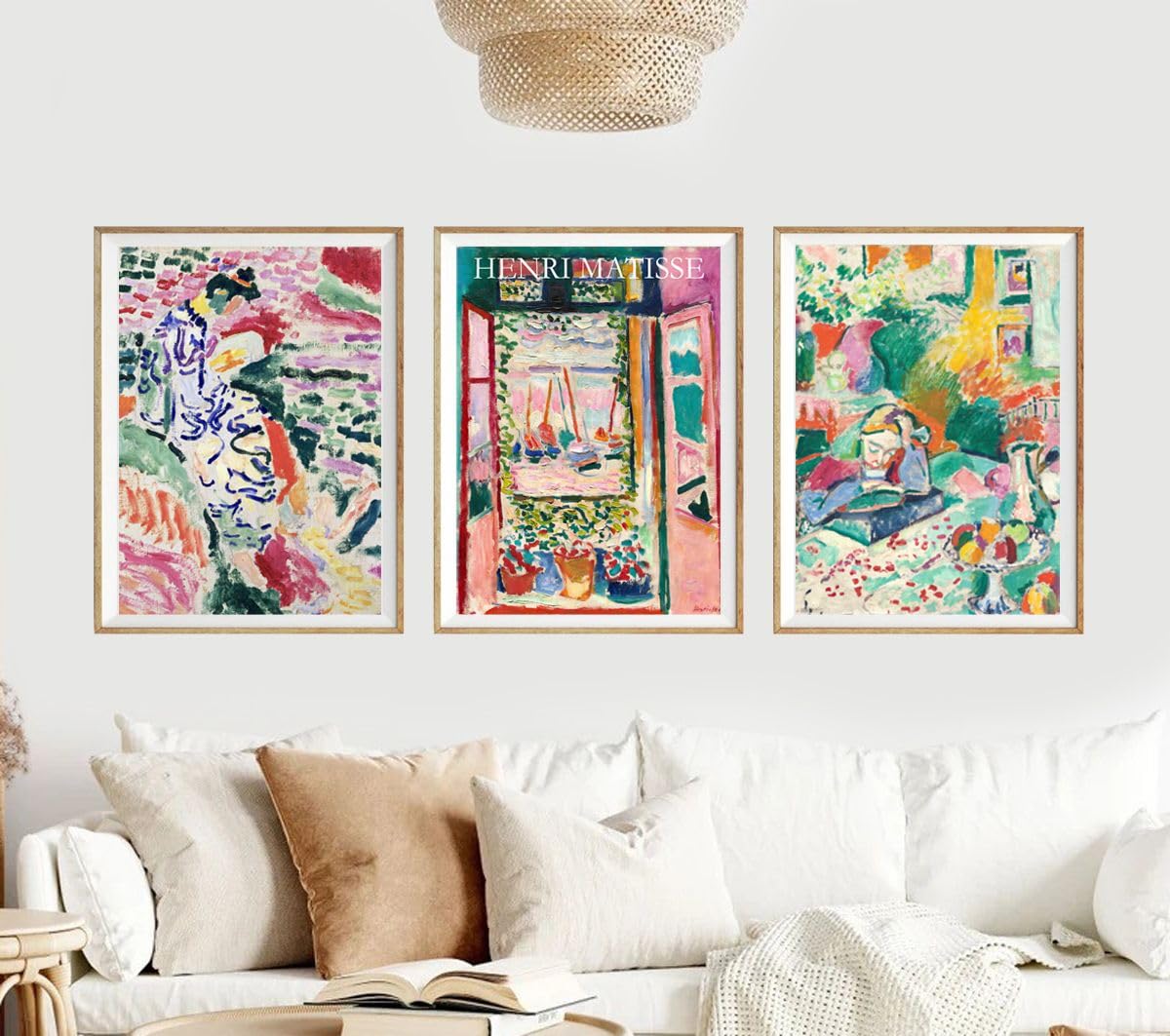 Hodge Creations Vibrant Colors Henri Matisse Set Of 3 Unframed A4 Prints Wall Art Exhibition Decor Picture Poster New Gift Present Select Size Below A5 A4 A3