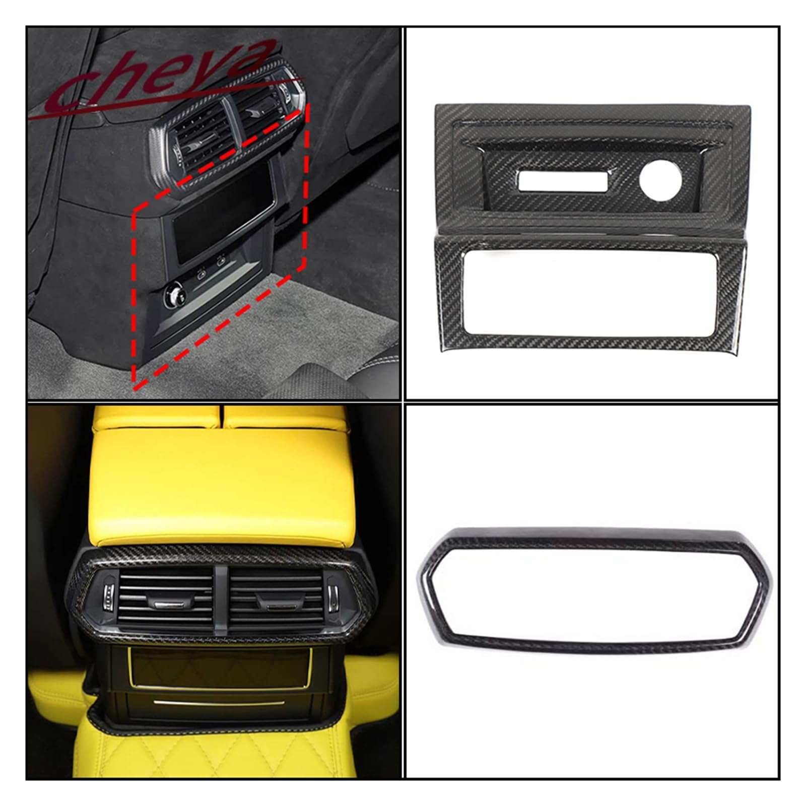 Ersatzreifen-Abzeichen-Dekor-Emblem-Ordnung | Kompatibel mit der hinteren Außenverkleidung der Mercedes G-Klasse W463 W464 G500 2004–2020(Black)