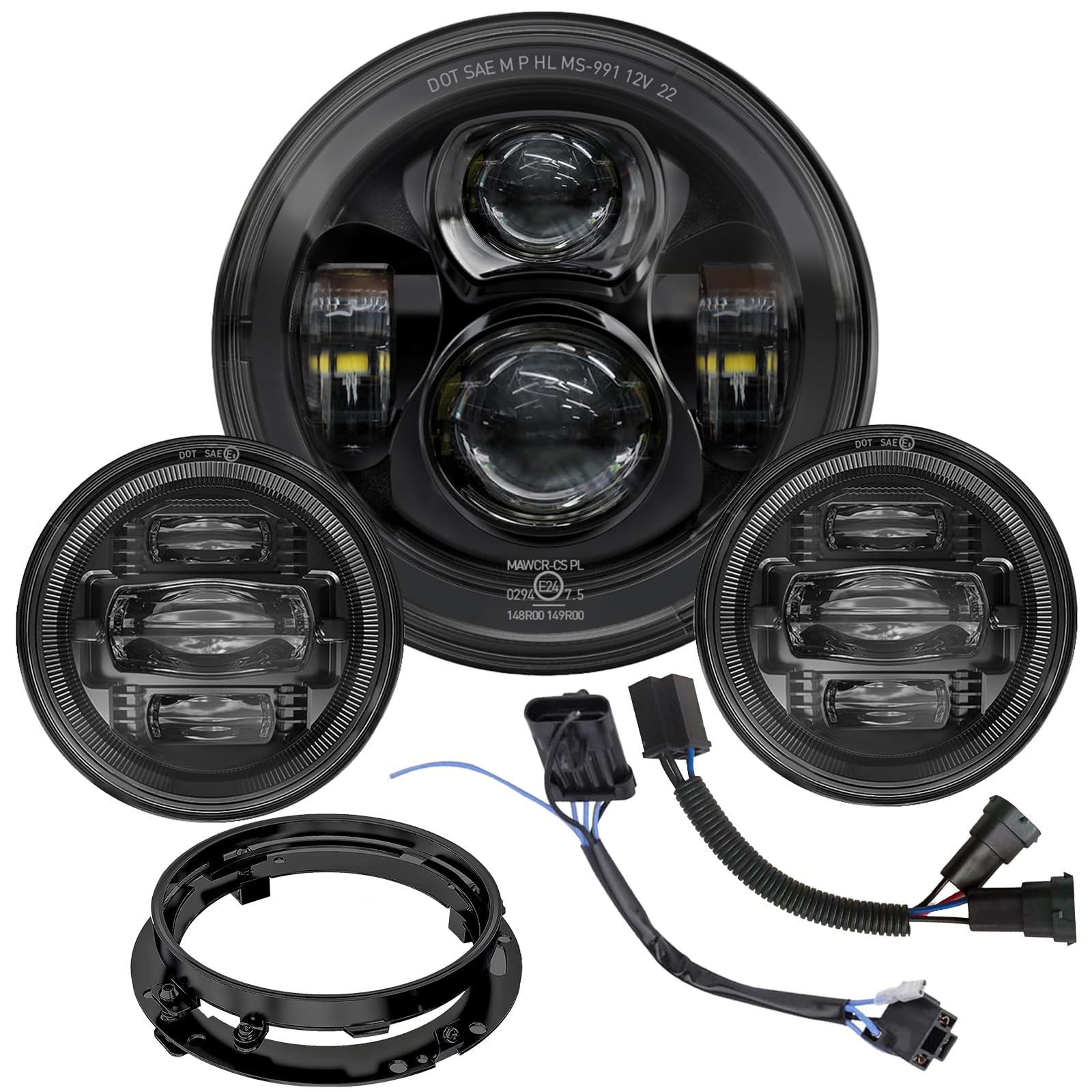 Amazon.com: New 7 inch Motorcycle LED Headlight 4.5