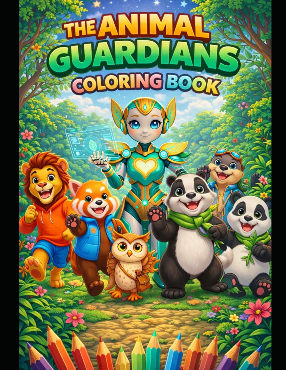 The Animal Guardians Coloring book: A Path to Inner Strength Coloring Book