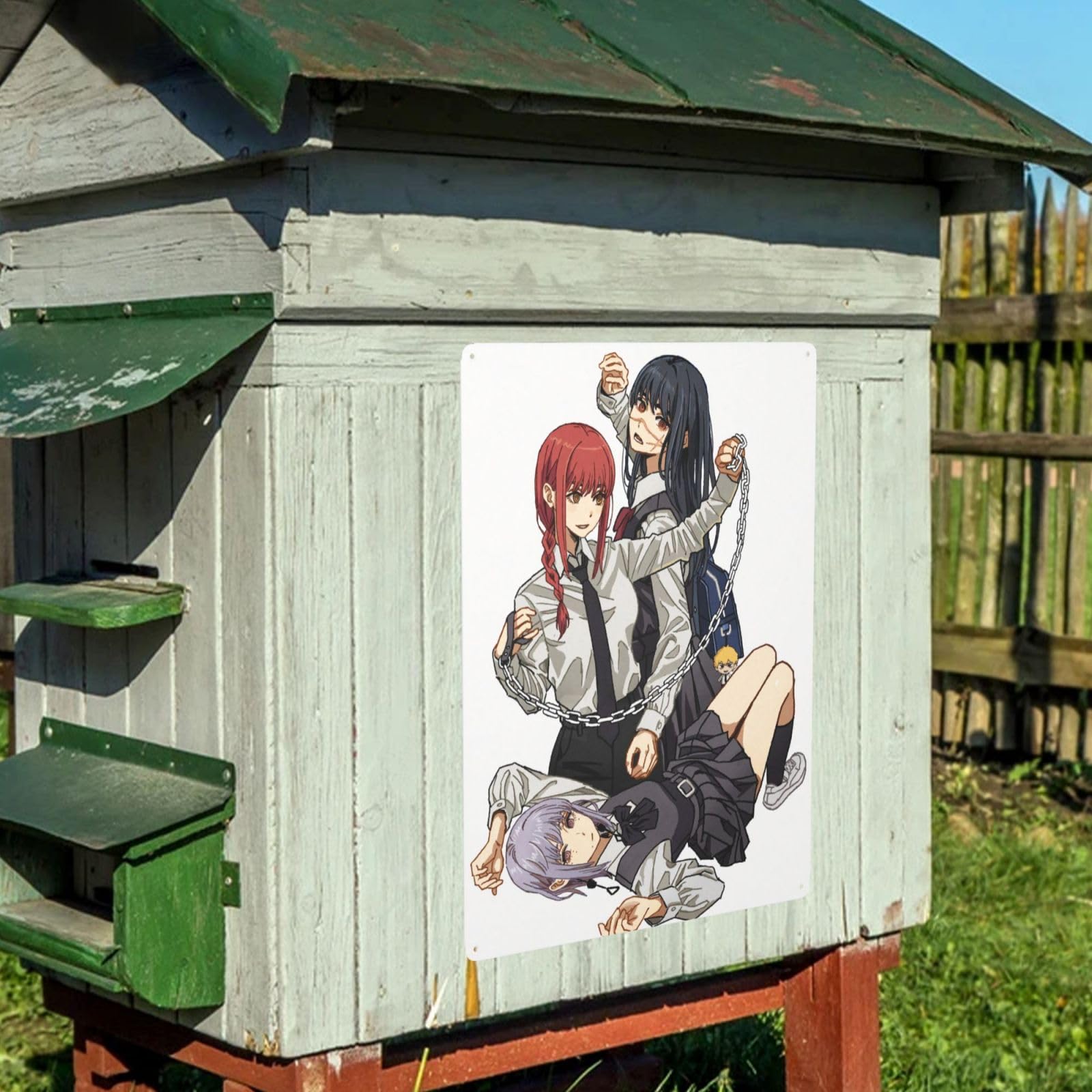 Amazon | ブリキ看板 チェンソーマン マキマ メタルプレート レトロ