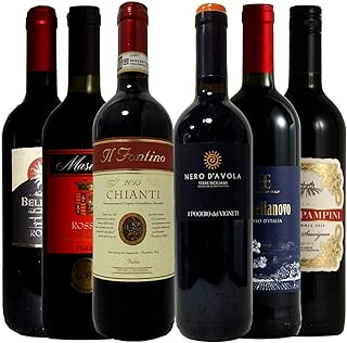 厳選イタリア赤ワイン6本セット ソムリエ厳選 750ml×6