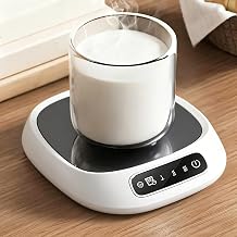 Cup Warmer Coffee Mug Warmer Cordless Candle Warmer, USB Powered Heating Coaster with 3 Adjustable Heating Levels, Beverage Heater for Office Desk, Camping, Kitchen