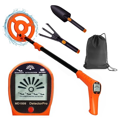 Metal Detector for Kid, Waterproof Metal Detector 7.87" Search Coil