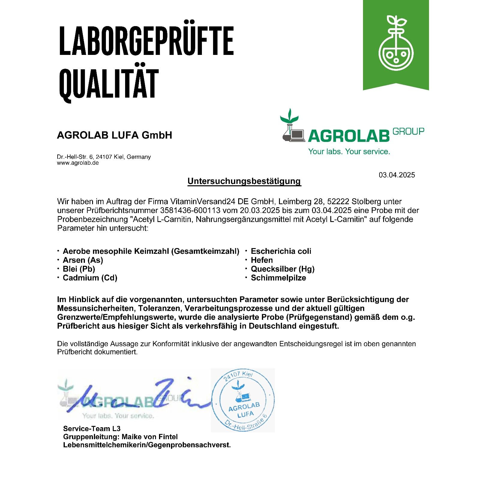 Acetyl-L-Carnitin - 250 vegane Kapseln - 3000 mg pro Tagesportion - Hochwertige Acetyl-Form von L-Carnitin - Extra hochdosiert & Premiumqualität