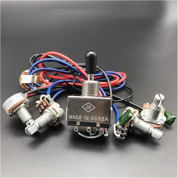 guitar wiring harness Electric Guitar Wiring Harness With 2v2t Third Gear Converter For SG For EPI For LP