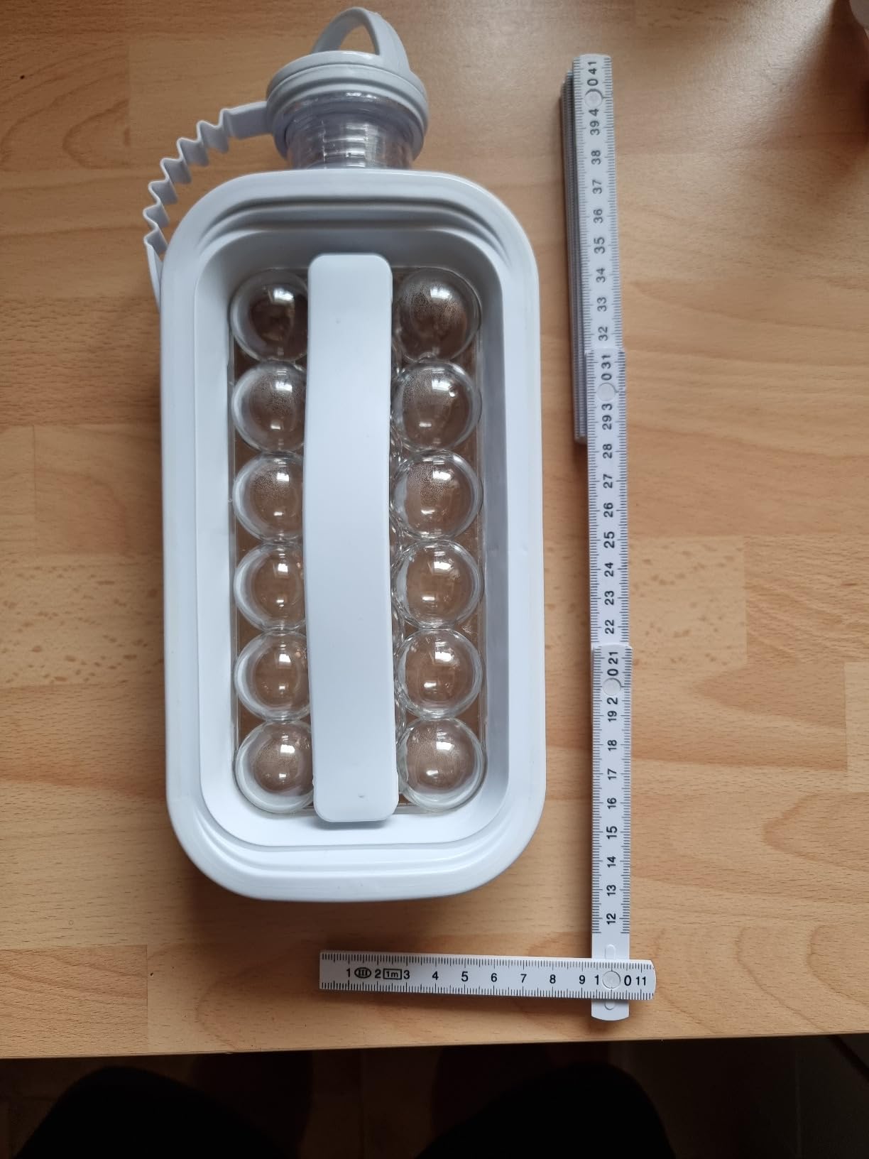 TOBBOMEY Spielküche Eiswürfelmaschine - Kinder Küchenspielzeug Mit Eiswürfeln 11,5cm