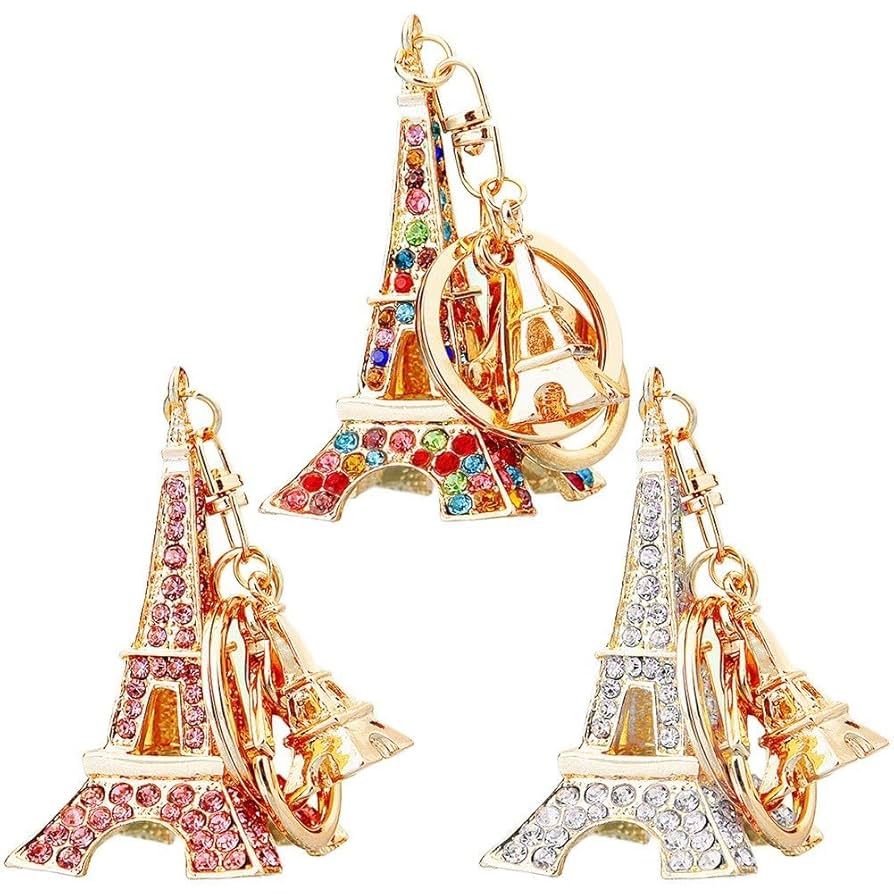 ブルボン キーホルダー AAA　エッフェル塔 フレンチキーホルダー デッドストック】 60年代 フレンチキーホルダー ブルボン PARIS