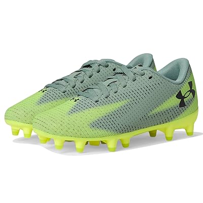 Under Armour Kids Shadow Select 3 Jr. Soccer Cleats (Toddler/Little Kid/Big Kid) Boys Shoes Silica Green/High Vis Yellow/Black