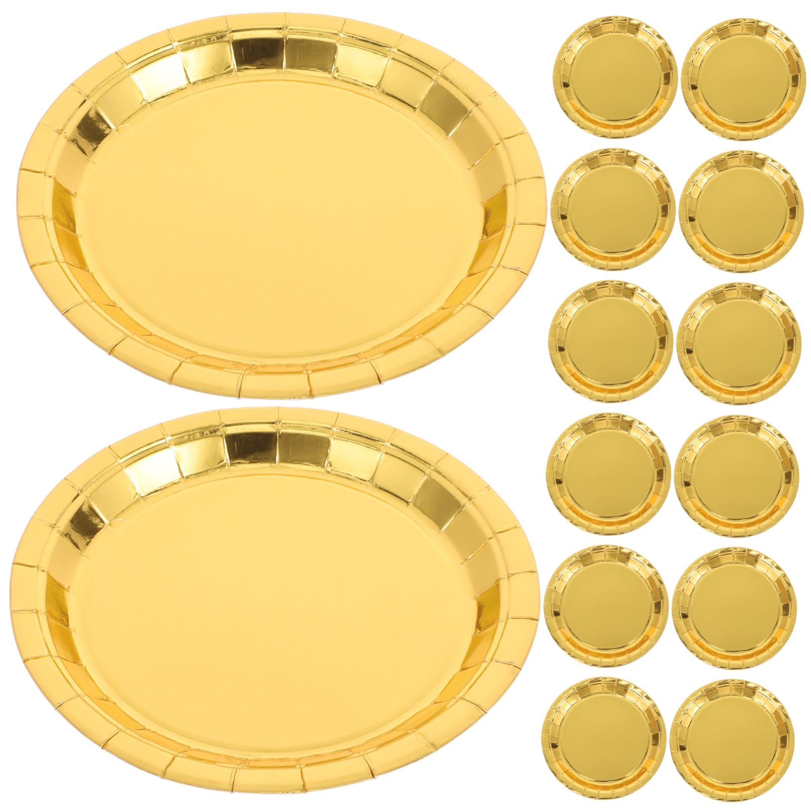 Amazon.co.jp: Abaodam 80個 パーティーゴールド食器セット 使い捨て金  