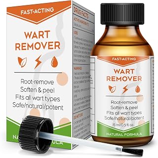 Wart Remover, 15 ml Freeze Off - Plantar Wart Remover for Feet with Salicylic Acid - Best Wart Removal for Common Wart, Flat Wart, Corn - Strongest Dermatologist- Tested Formula-C5517