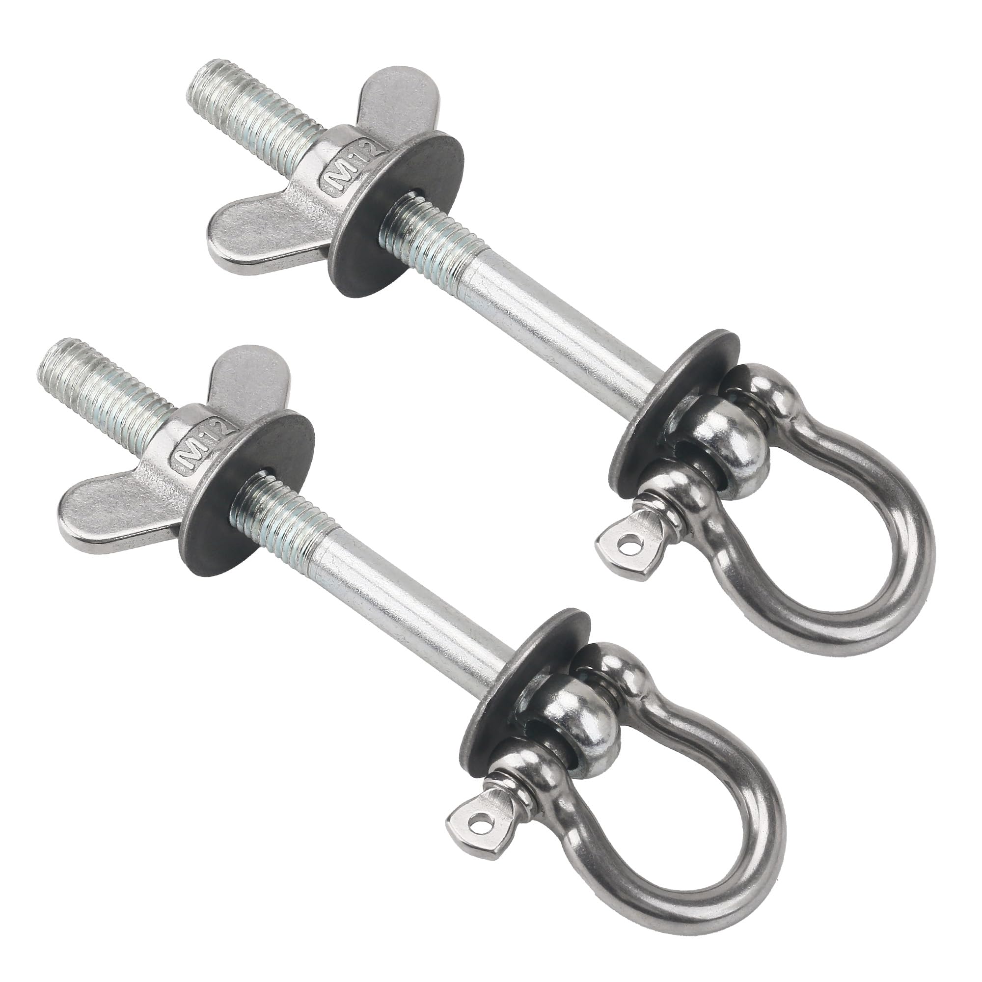 Band Pegs for Power Rack, Power Rack Attachments for Resistance Bands, O-Ring Attachment for Power Rack, Do Allkinds of Resistance-Band Workouts with Powerrack (2 Pack)