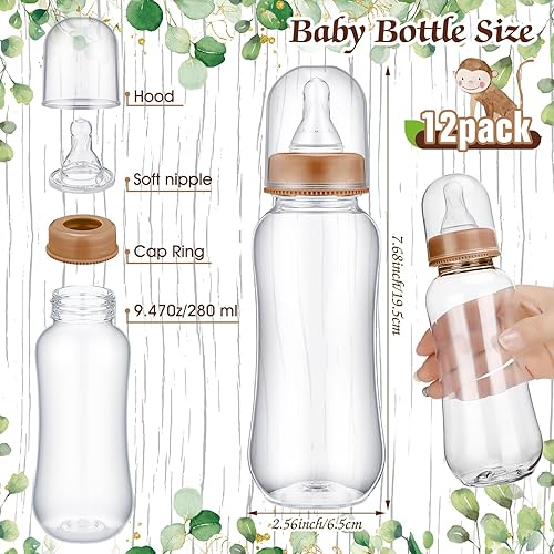 Vista 84 de TrelaCo Cool Baby Shower Games - Juego de regalo con temática de abejas y 12 biberones para baby shower, para juegos de abejas de panal, revelación