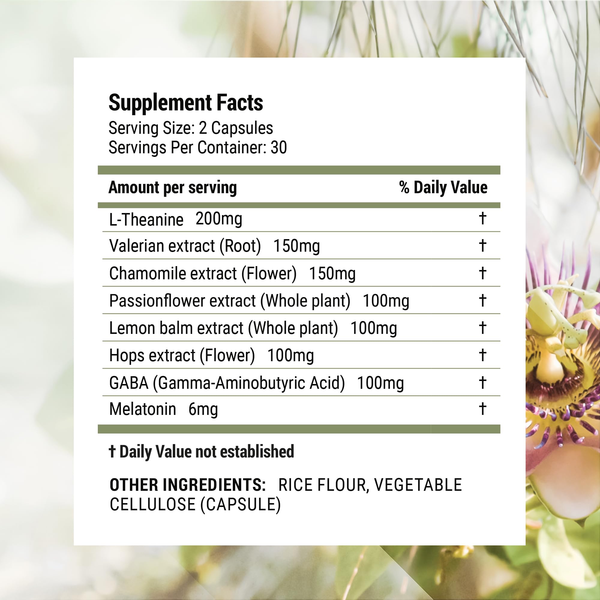 Nested Naturals Luna Sleep Aid - Non-Habit Forming Natural Sleeping Pills for Adults with Naturally Sourced Ingredients - Valerian Root, Melatonin, Chamomile, Lemon Balm, & More - 60 Vegan Capsules — Amazon image 7