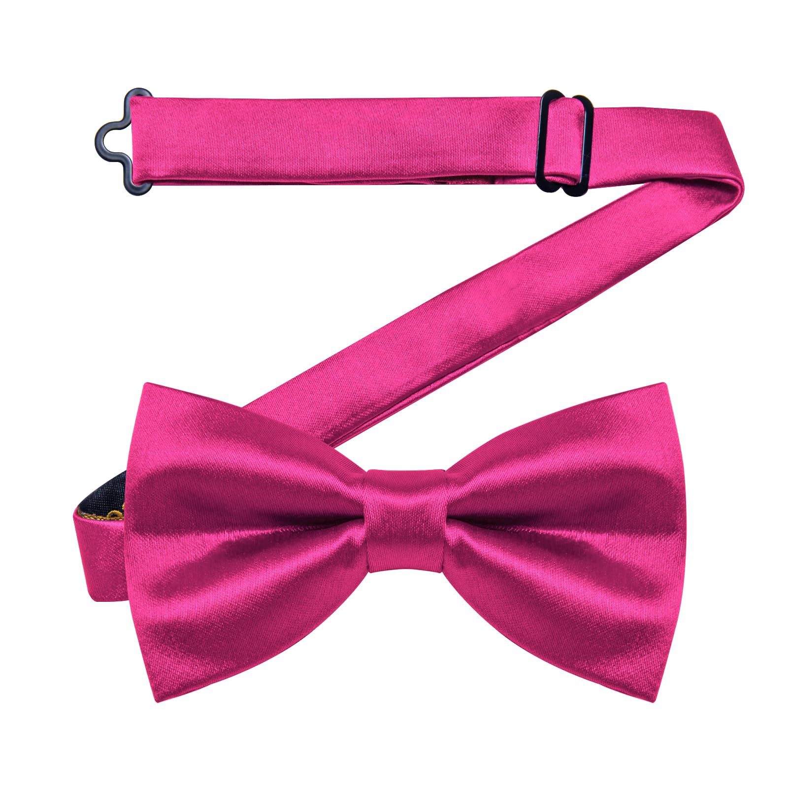 YourTies Bow Ties for Men Pre-Tied Adjustable Bow Tie Coloful Satin Bowtie
