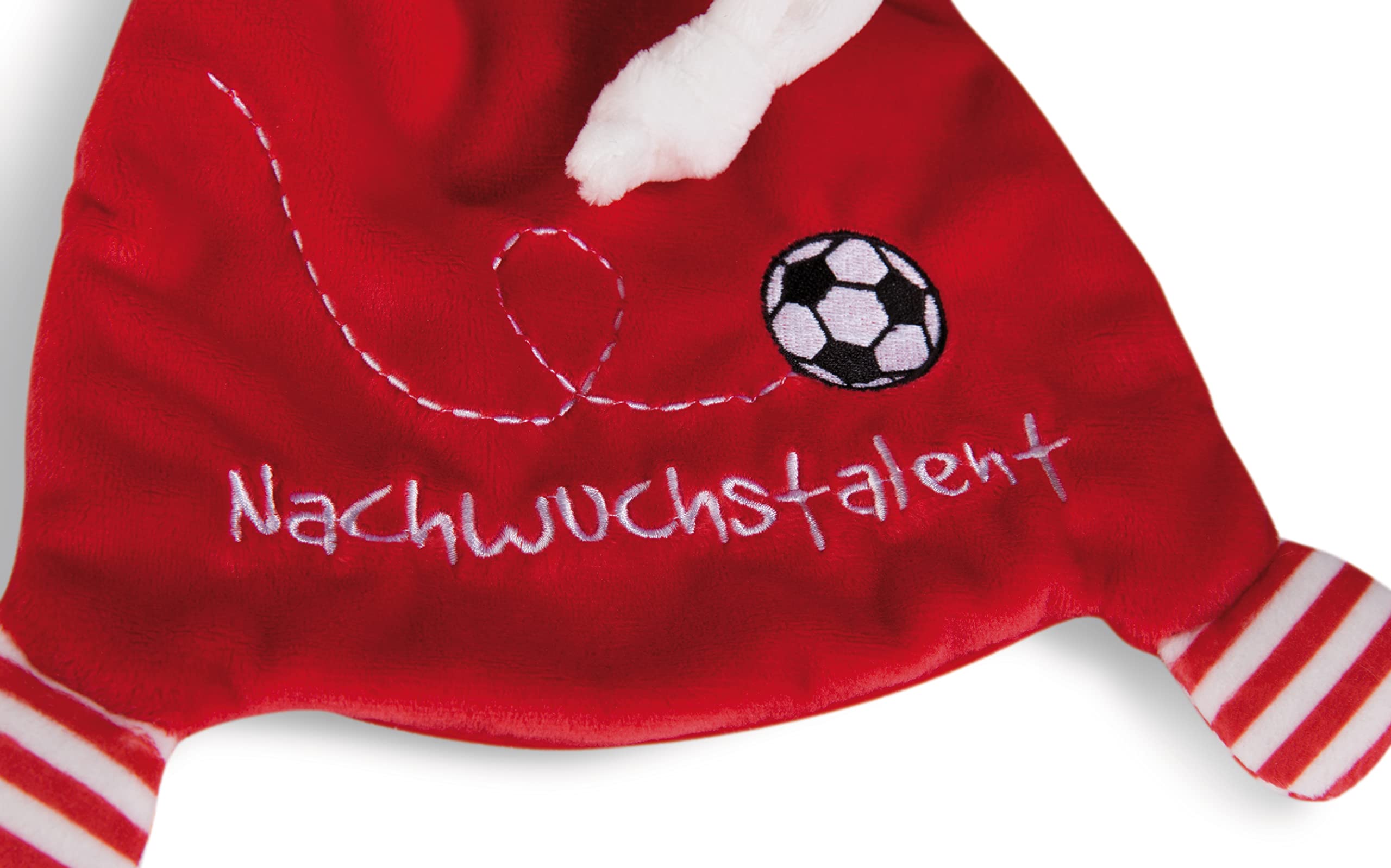 NICI Chusteczka przytulanka FC Bayern Miś Berni 25x25cm czerwona