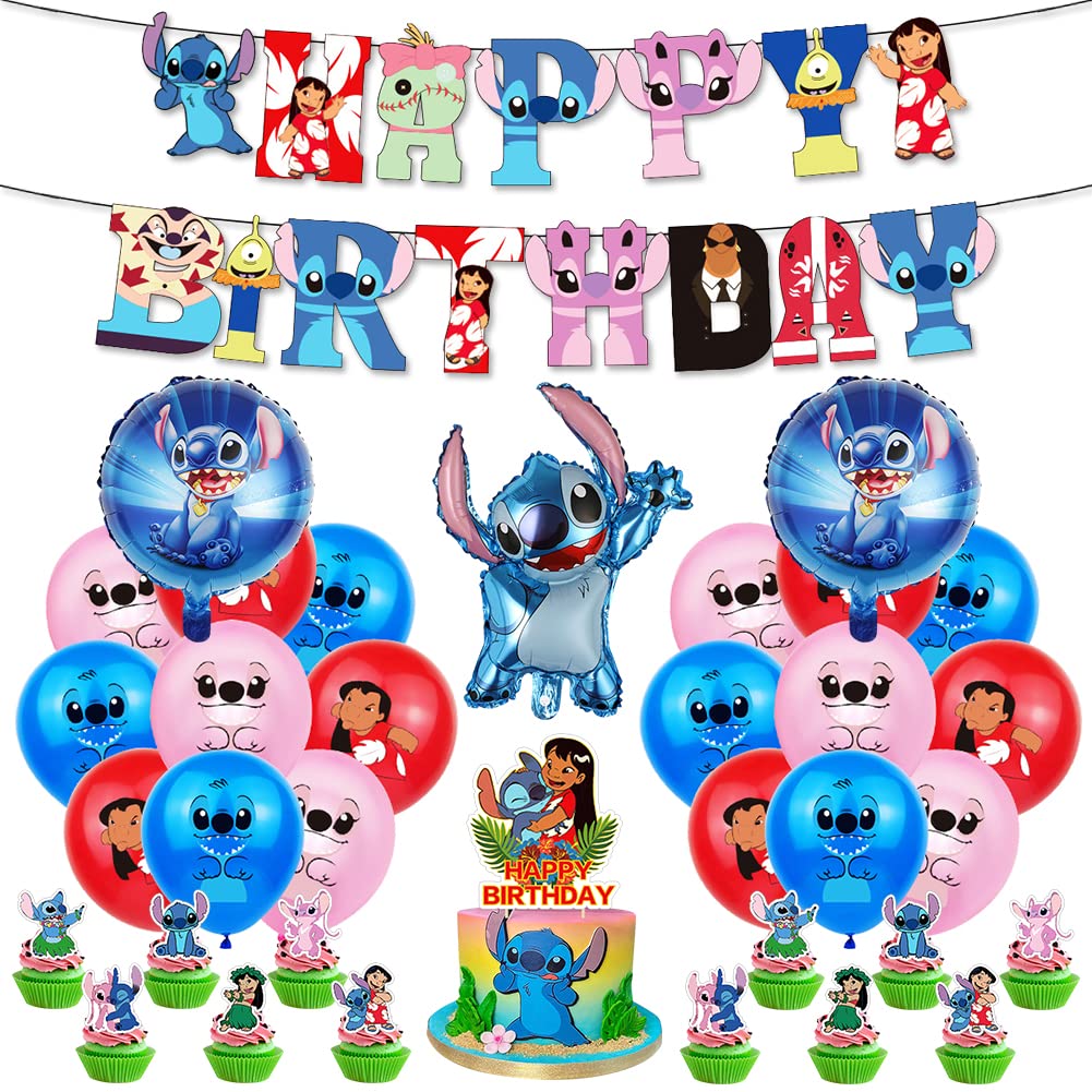 Buy Lilo & Stitch Party Supplies, Ksopsdey 35 Pieces Lilo & Stitch