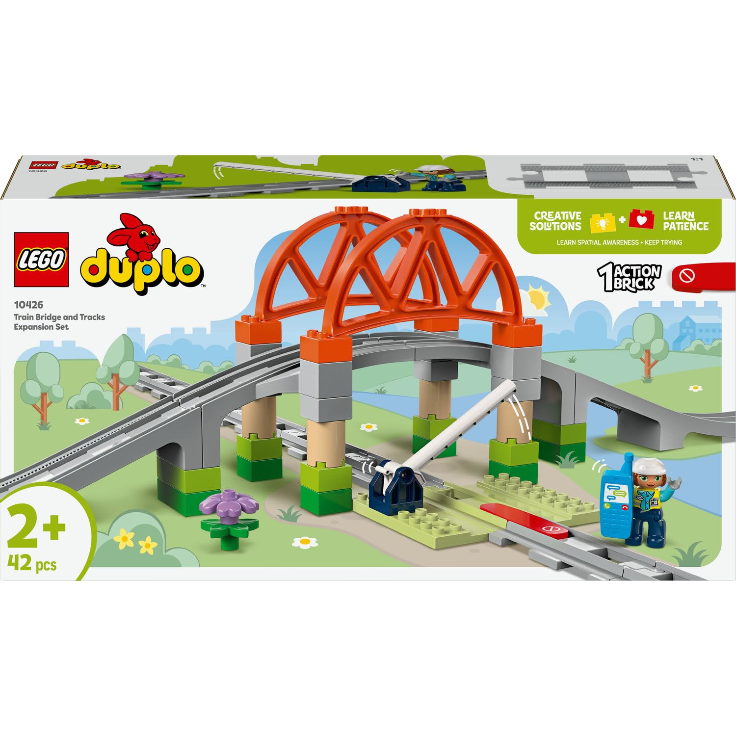 LEGO DUPLO Town Tren Köprüsü ve Rayları Ek Seti 10426