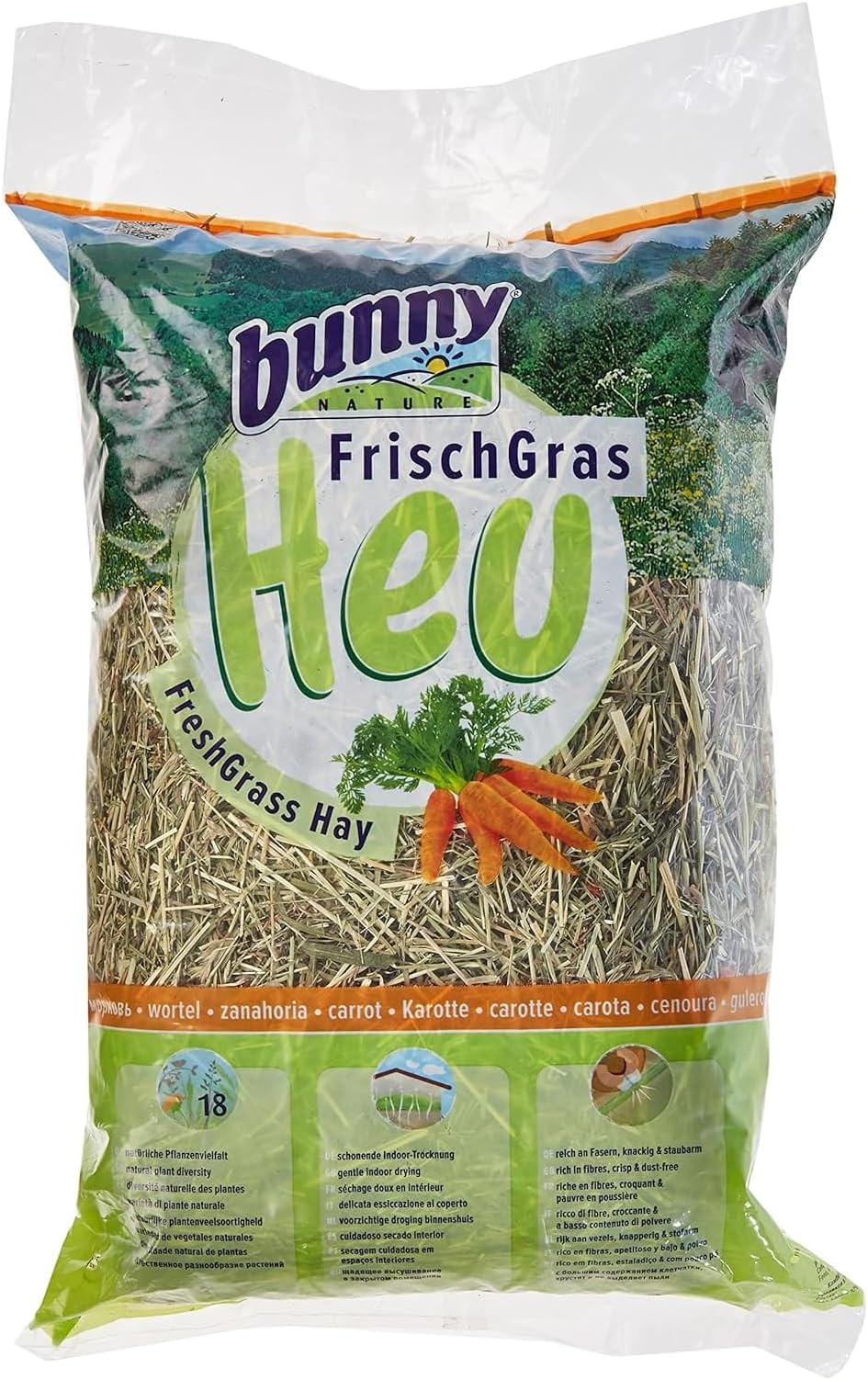 Fresh Grass Hay Carrots 500g
