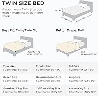 Vista 6 de Bedsure - Edredón de color liso Gris