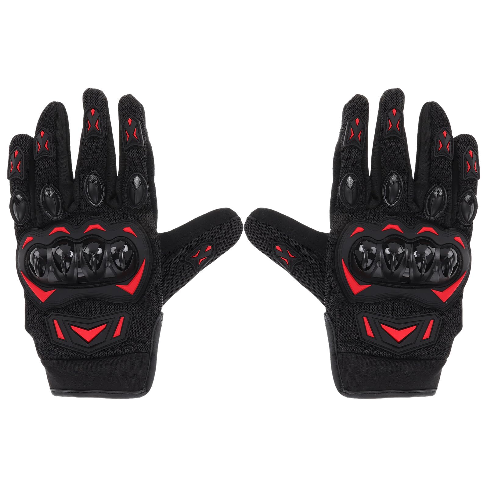 Carbon Fiber Waterproof Motorcycle Racing Gloves Finger Protective Bike Gloves for Men and Women Anti-Skid Outdoor for Spring