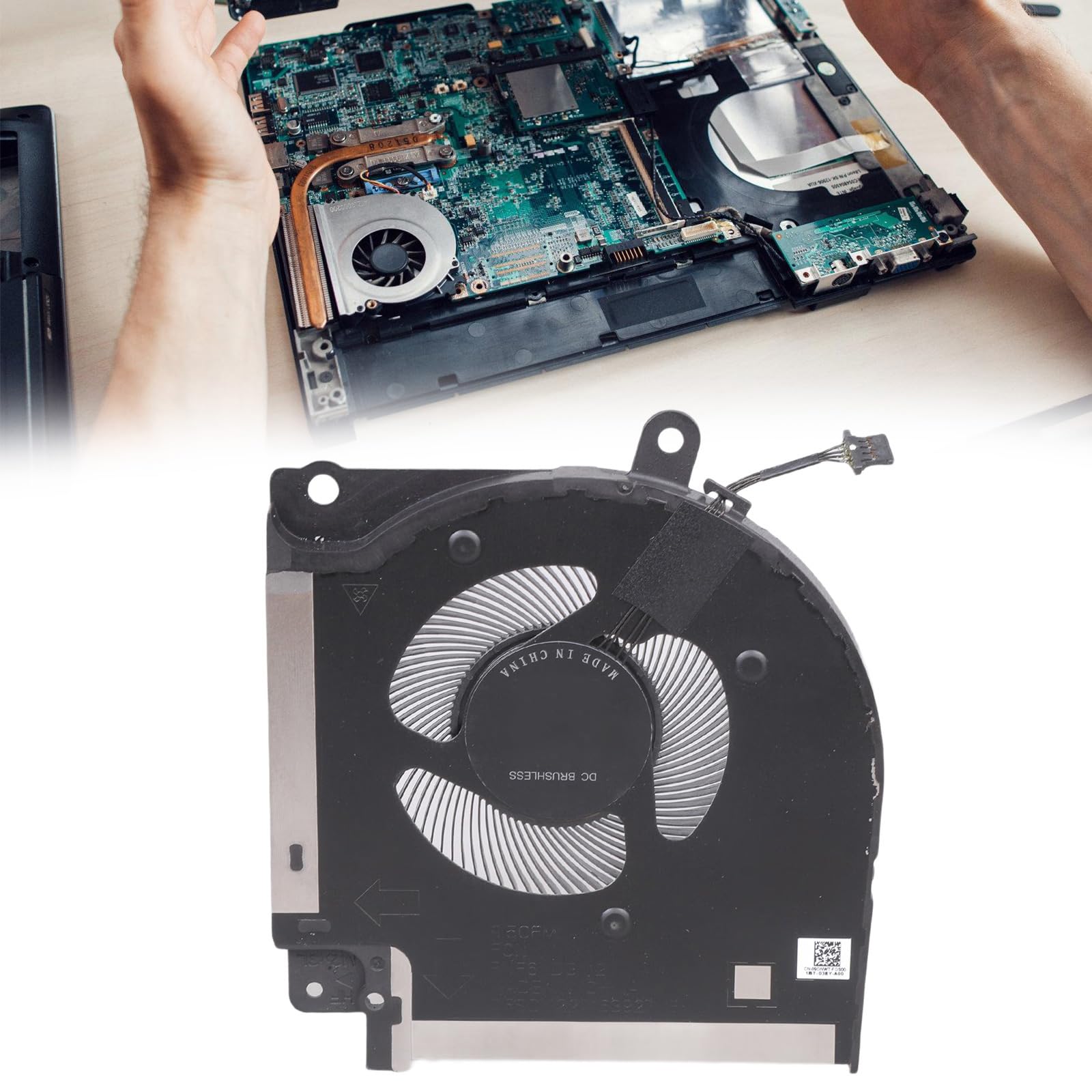 Wentylator procesora GPU laptopy chłodzenie DC12V 4-pinowe 4-przewodowe chłodziarki do laptopów P48E część chłodzenie laptopa