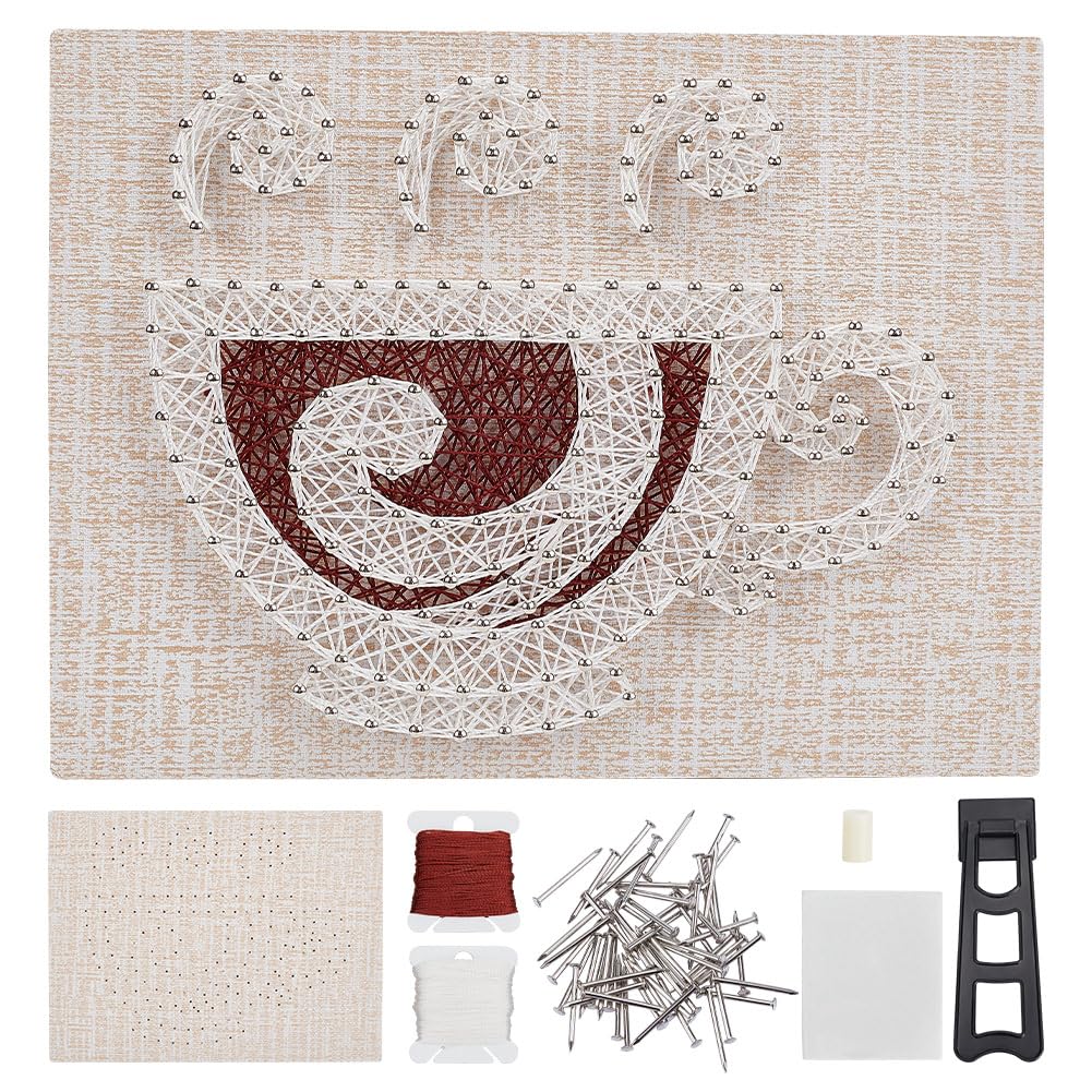 Wall Hanging Decorative Art 3D String Art Kit - Bird Nest Design DIY ...