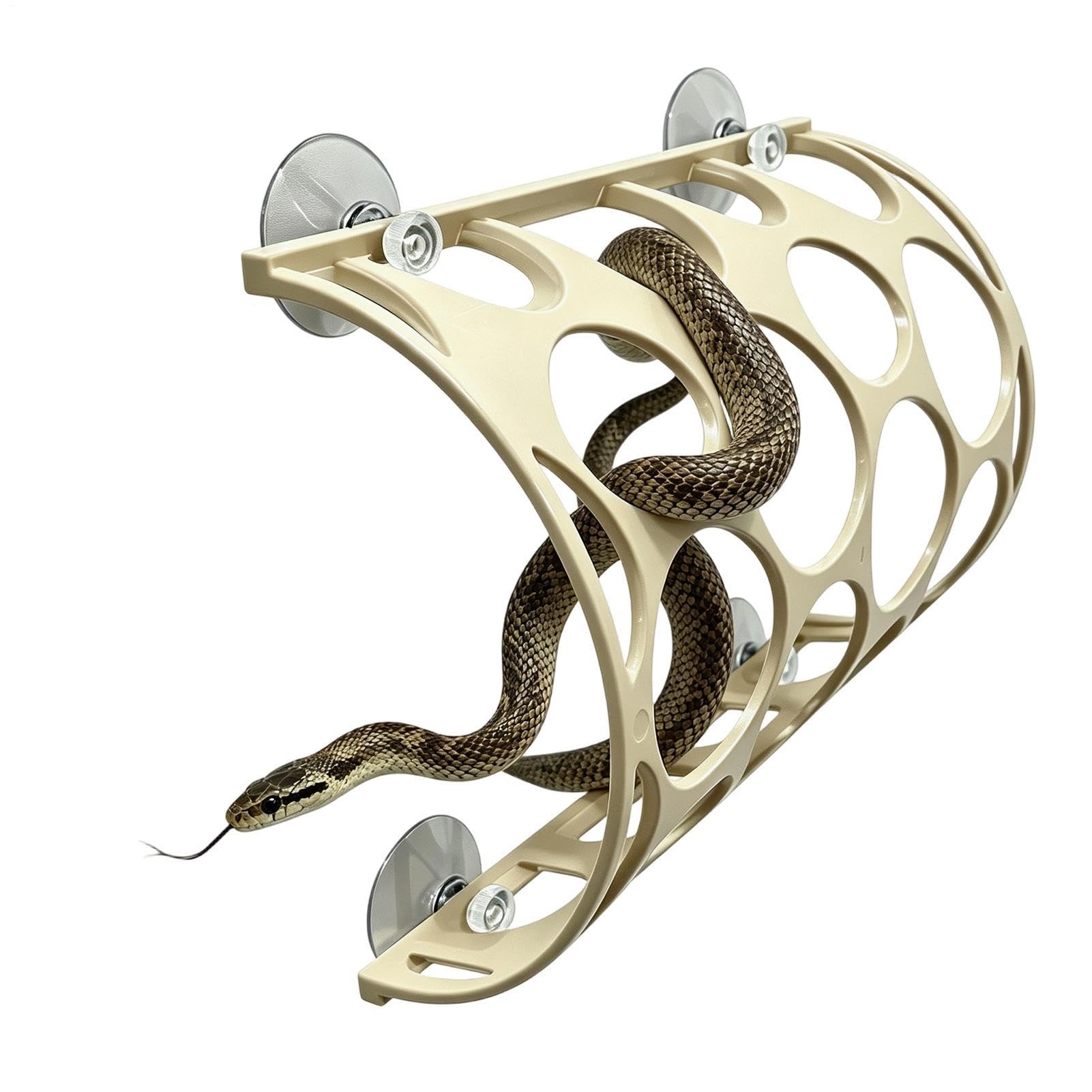 Snake Climbing Accessories Reptile Enrichment Suction Cup Climbing Shelf