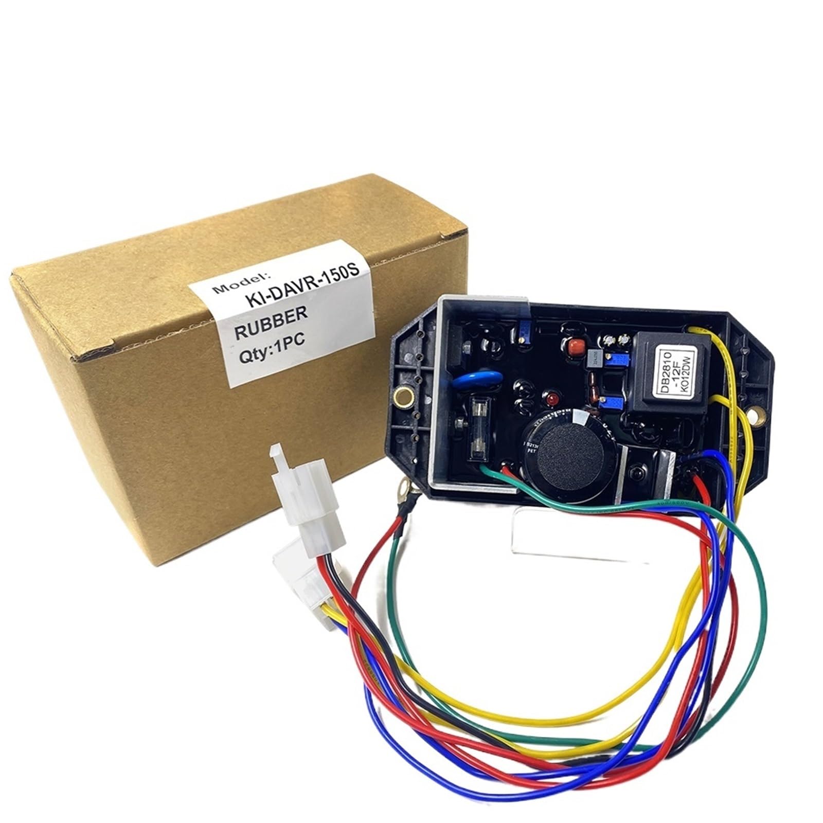 CSKWLLNBC 1pcs KI-DAVR-150S Single Phase 15KW Generator AVR Brushless Automatic Voltage Regulator