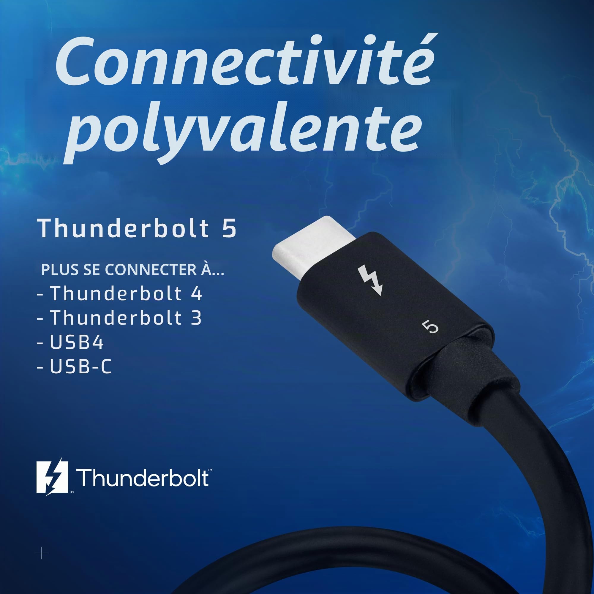 OWC Câble Thunderbolt 5/USB-C de 0,3 m