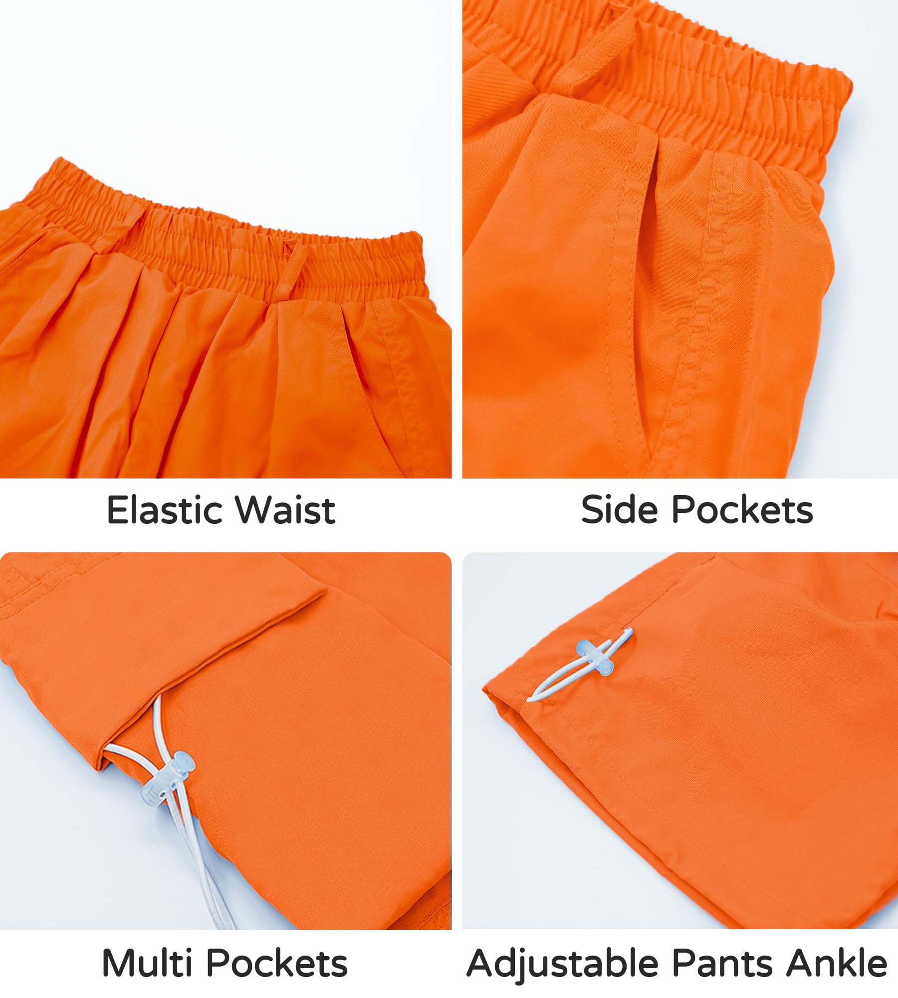 Maeau Pantaloni cargo larghi da ragazza, stile hip hop, pantaloni da danza per bambini Y2K vintage pantaloni sportivi sportivi pantaloni della tuta larghi per la scuola per 3-16 anni