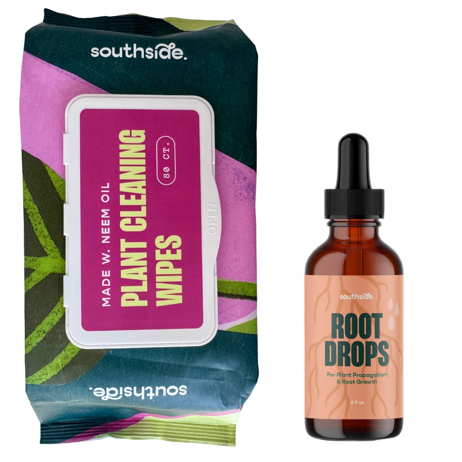 Plant Care Duo – Root Drops & Cleaning Wipes for Healthy Growth