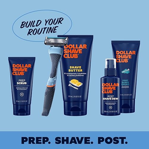 Miniatura 6 de Dollar Shave Club  6 cartuchos de recambio de maquinilla de afeitar serie Blade Club, 8 unidades, 1 toallita individual  Cuchillas de acero